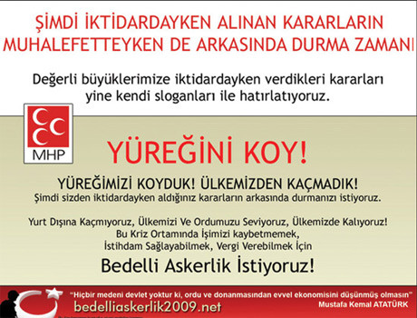 Bedelli askerlik için ilan verdiler