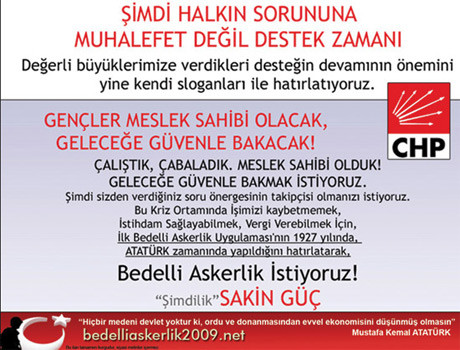 Bedelli askerlik için ilan verdiler
