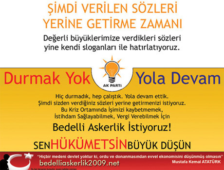 Bedelli askerlik için ilan verdiler