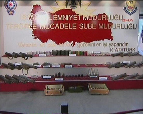 İşte o kazıda bulunan mühimmatlar