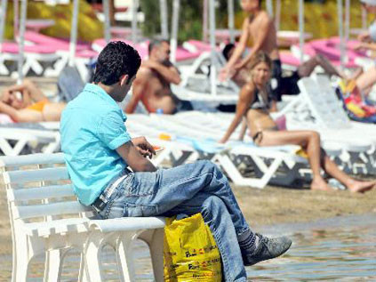 Turistler Bodruma akın etti