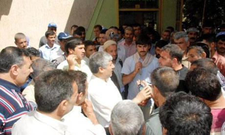 Şanlıurfada iş bırakma eylemi