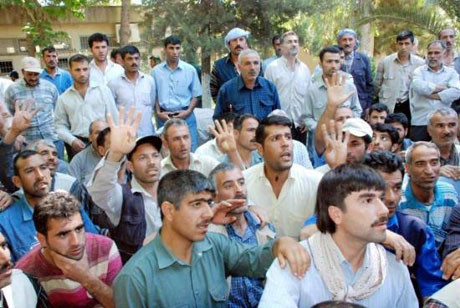 Şanlıurfada iş bırakma eylemi