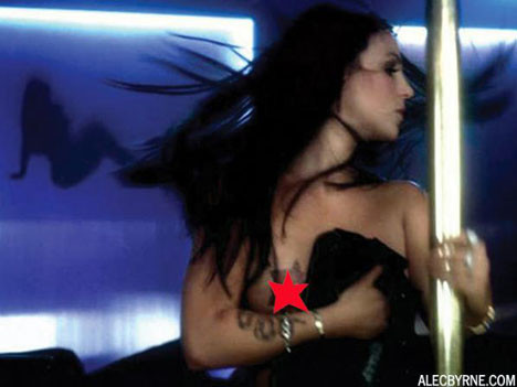 Britney Spearstan stiriptiz şov