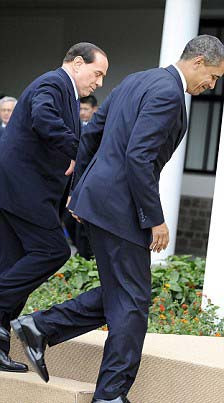 Berlusconinin zor anları