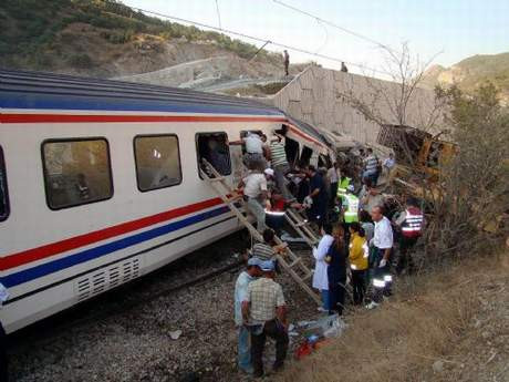 Bozüyük e tren kazası