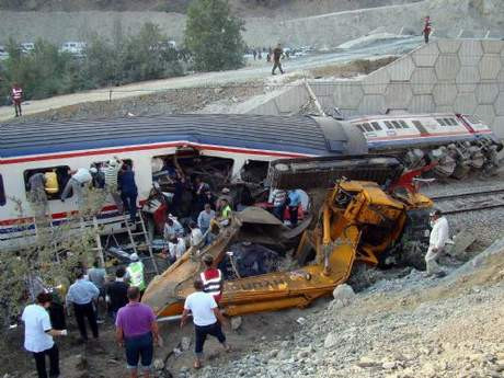Bozüyük e tren kazası