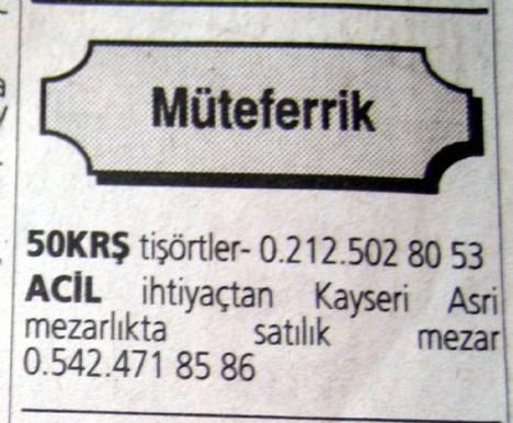 En komik ilanlar