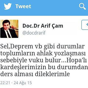 Sosyal medyayı karıştıran 'Artvin' tweeti