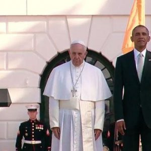 Papa ilk defa ziyaret etti