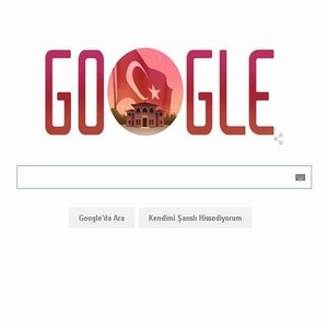 Google'dan 29 Ekim Cumhuriyet Bayramı 'doodle'ı