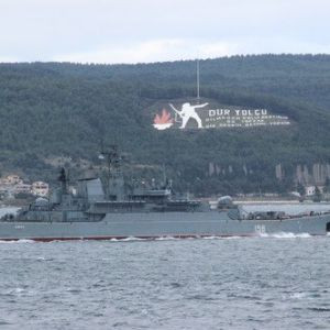 Rus savaş gemisi Yamal boğazdan geçti