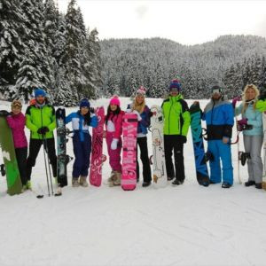 Öğrencilere Yıldıztepe'de Kayak Eğitimi