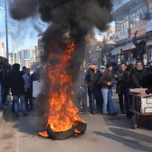 Şanlıurfa'da elektrik protestosu