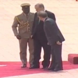Cumhurbaşkanı Erdoğan'a Gana'da şaşırtan tören