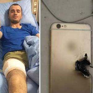 Erdoğan'dan yaralı askere telefon jesti