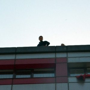Madenciler çatıya çıktı !