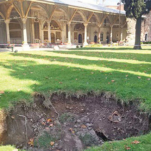 Topkapı Sarayı'na korkutan manzara