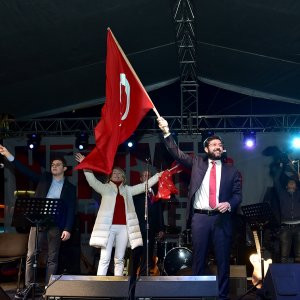 29 Ekim Cumhuriyet Bayramı coşkusu Beşiktaş'ta doyasıya yaşandı