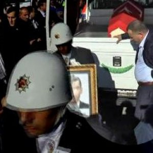 Şehit kaymakamın cenazesinde gözyaşı dökmüş
