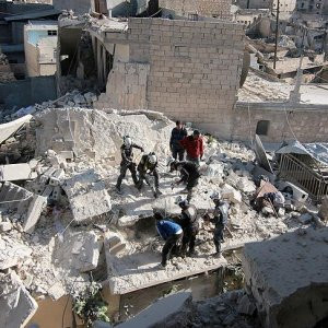 Haleplilerin üzerine Esat ve Rusya bomba yağdırıyor