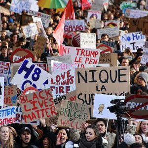 Trump karşıtı gösteriler Avrupa'ya sıçradı