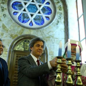 Museviler Hanuka Bayramı'nı kutladı