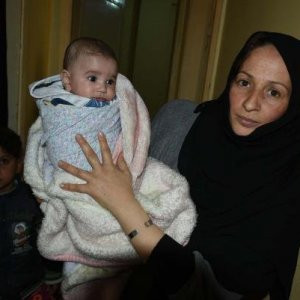 Suriyeli bebek ve anneyi fareler kemirdi