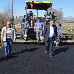 Serik yolları modernleşiyor