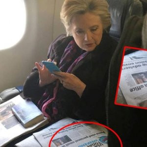 Clinton'dan sosyal medyayı sallayan fotoğraf