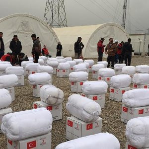 Türk Kızılayından Erbil'e insani yardım