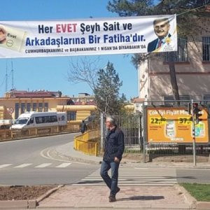 Olay Şeyh Sait pankartıyla ilgili açıklama