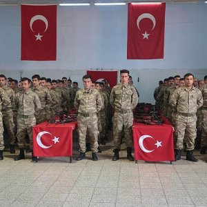 Silopi'de 133 güvenlik korucusu yemin ederek göreve başladı