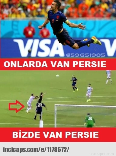 Van Persie attı, capsler patladı