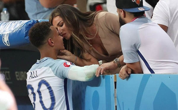 Gizemli kadından Dele Alli'ye teselli