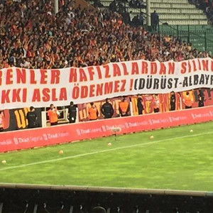Galatasaray taraftarı sahip çıktı