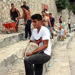 Zonguldak Kömürspor taraftarından örnek davranış
