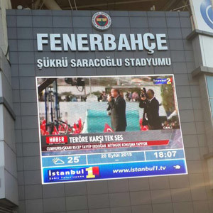 Saracoğlu’nda naklen Erdoğan yayını !