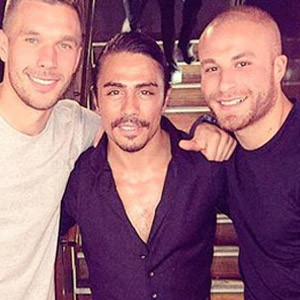 Podolski ve Töre'nin et keyfi