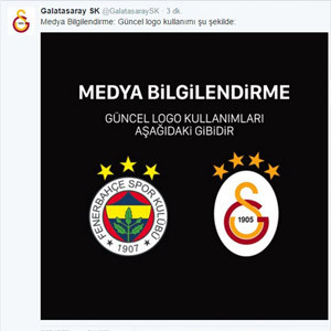 Galatasaray'dan F.Bahçe'ye 4. yıldız göndermesi
