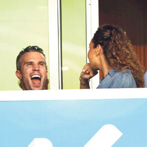 Van Persie'nin keyfi yerinde !