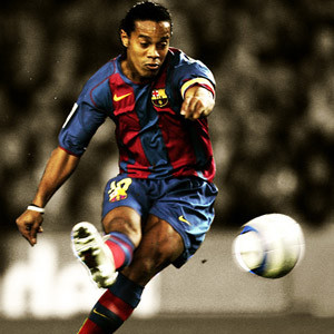 Ronaldinho yeniden Barcelona'da