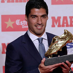 Luis Suarez, ''Altın Ayakkabı''sına kavuştu
