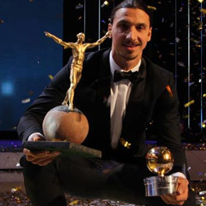 Zlatan İbrahimovic yılın futbolcusu seçildi