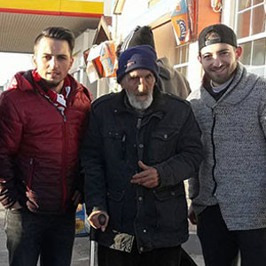 76 yaşında 1300 km yol yaptı