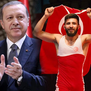 Cumhurbaşkanı Erdoğan, Süleyman Atlı'yı kutladı