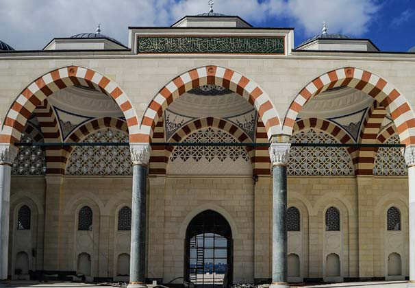 Çamlıca Camii'nde sona doğru