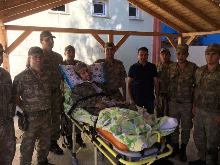 ALS hastası kamuflajı giyip Mehmetçik oldu