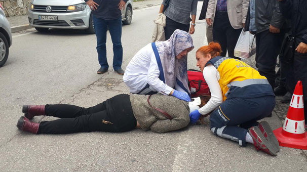 3 lira için koşarken yaralandı