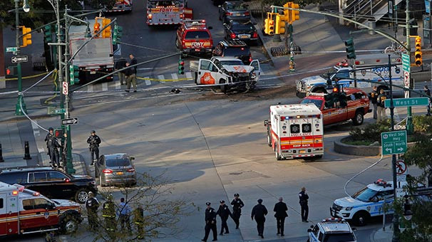 ABD'de terör saldırısı: 8 ölü, 12 yaralı
